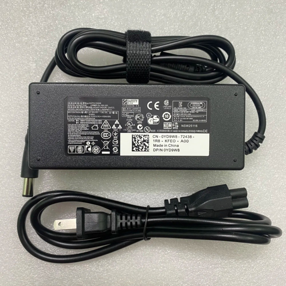 Genuine 90W 19.5V4.62A Adapter.4x5.0mm For DELL Latitude 5491 5401 5411
