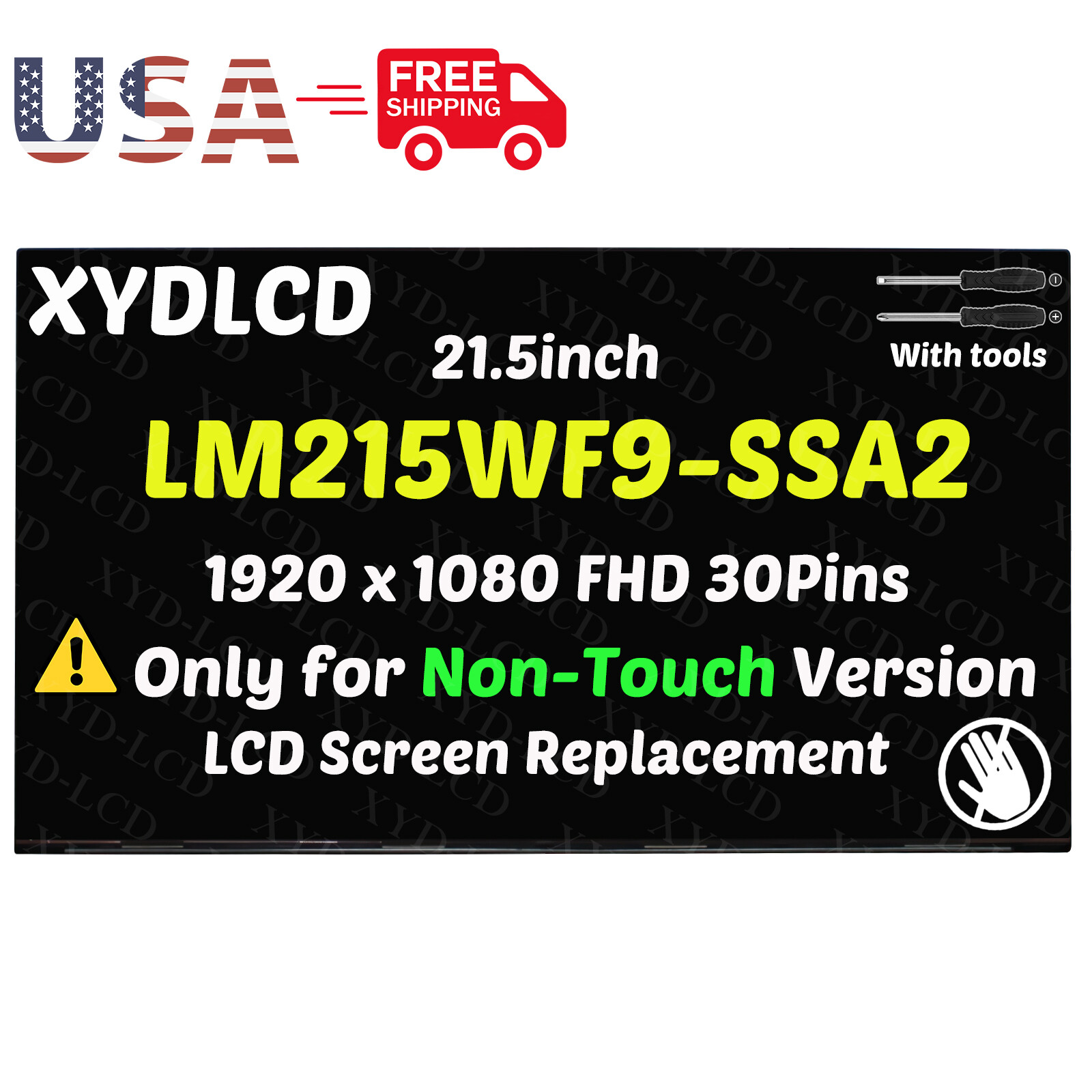 21.5in LM215WF9-SSA2 LM215WF9(SS)(A2) Borderless Replacement LCD Screen Display
