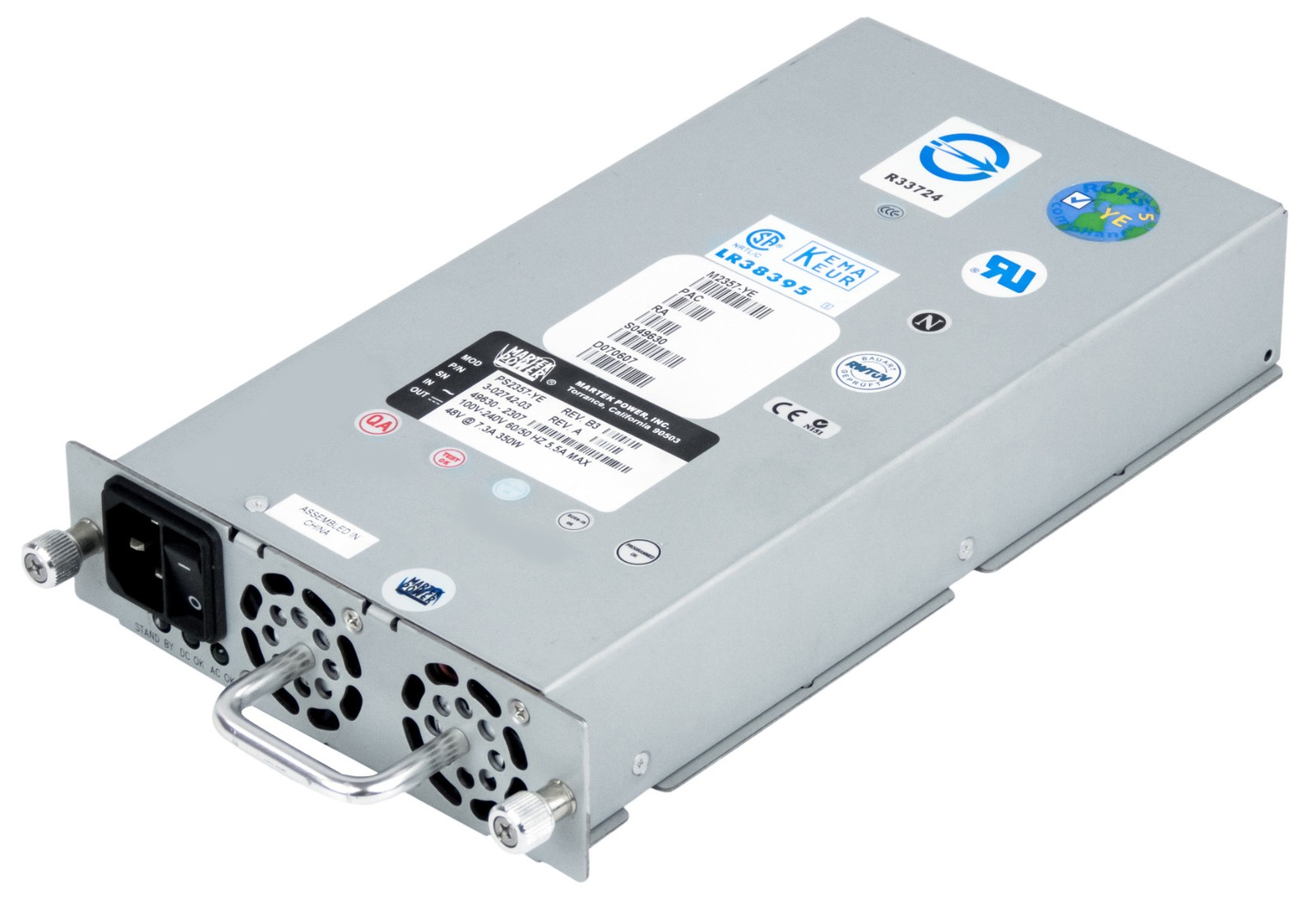 Power Supply MARTEK POWER PS2357-YE 3-02742-03 350W PSU