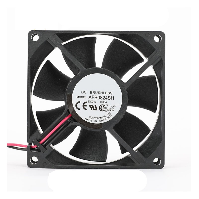 For Delta AFB0824SH fan DC 24V 0.33A 80*80*25mm 2-wire Inverter Cooling fan