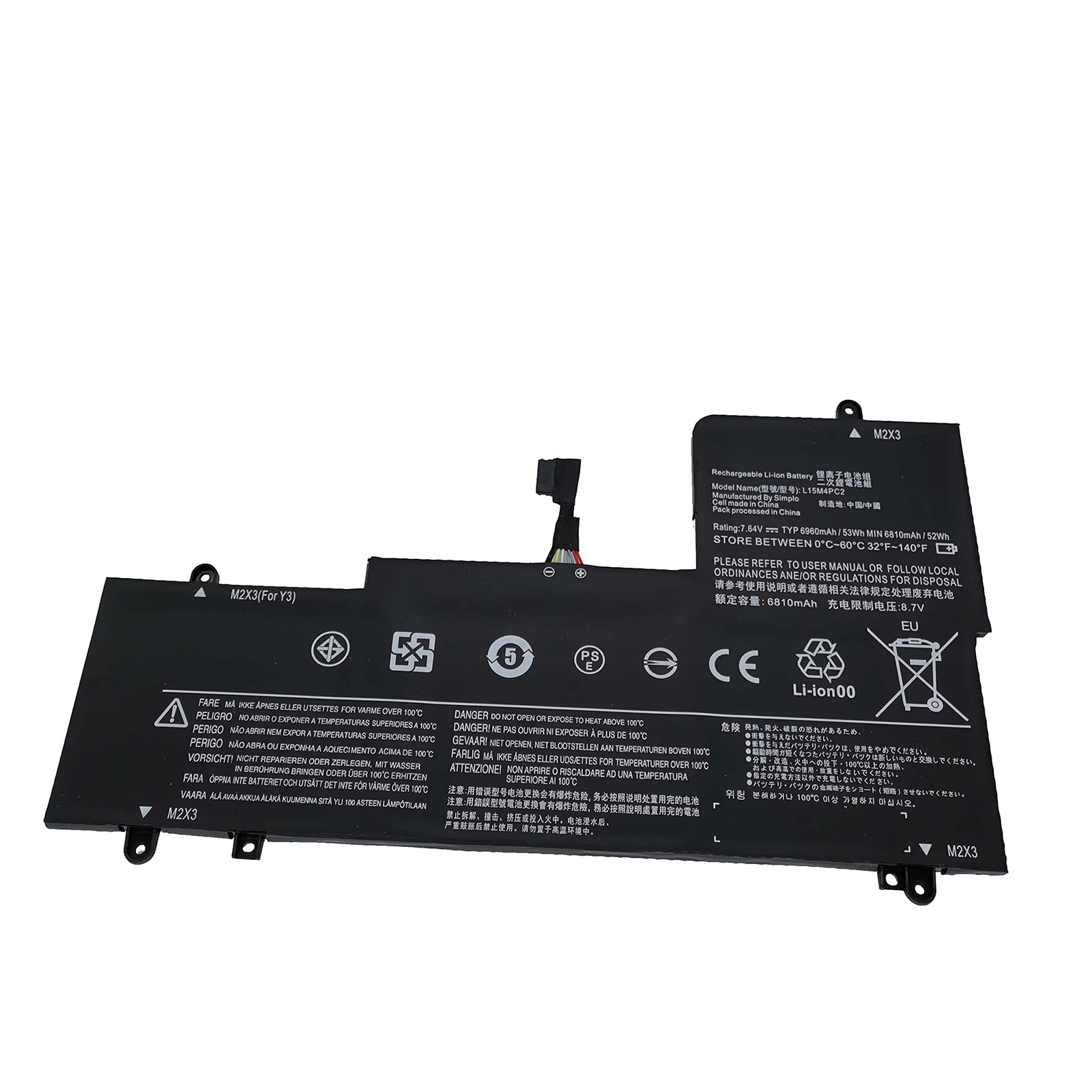 Fully. New L15M4PC2 L15L4PC2 Replacement Laptop Battery Compatible with Lenov...