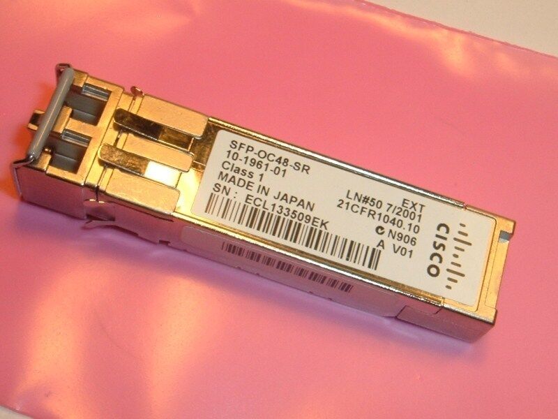 Genuine Cisco OC48 SFP Transceiver SFP-OC48-SR 10-1961-01