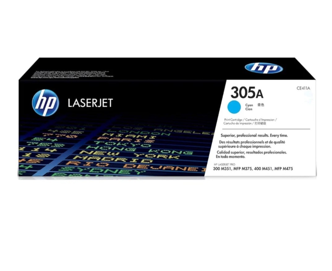 HP 305A CE411A CYAN LaserJet Toner Cartridge for LaserJet Pro