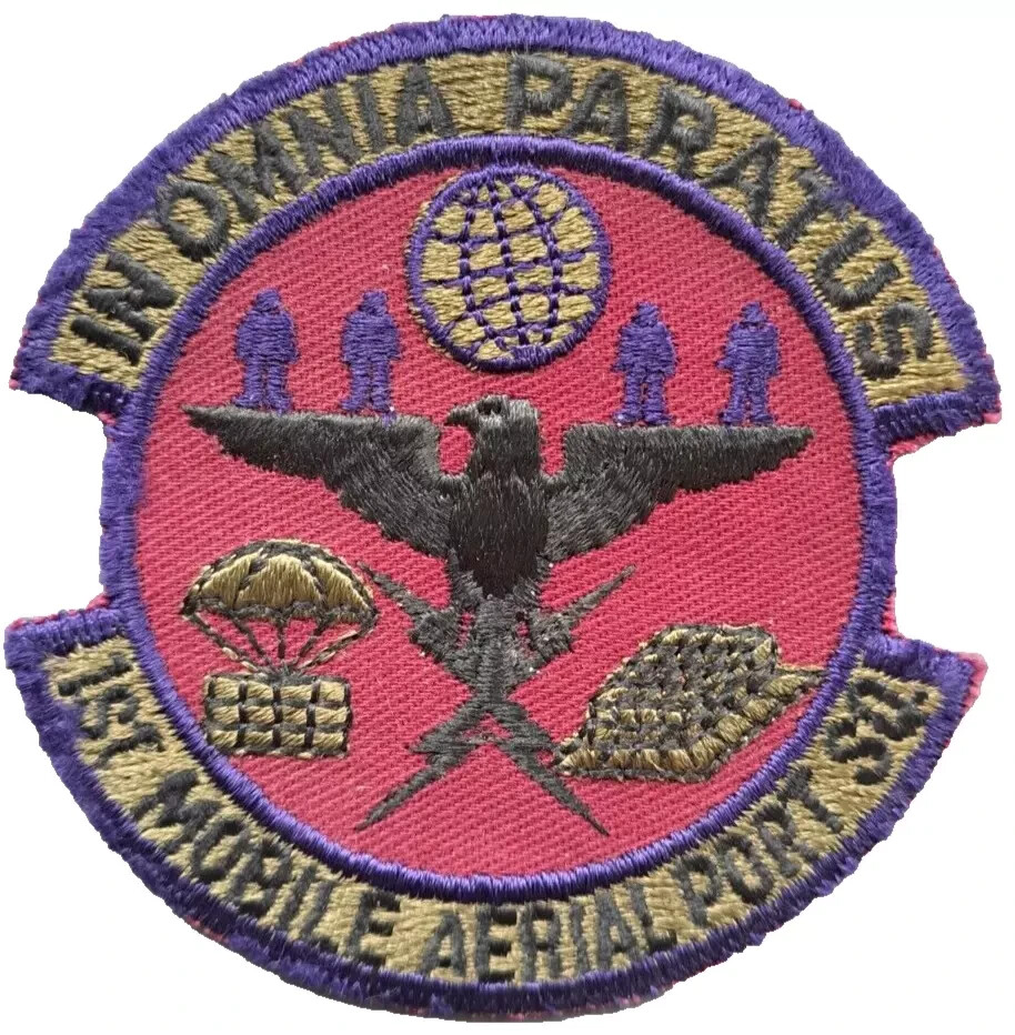 1st Aerial Port Squadron US Air Force Embroidered Patch Badge - LAST FEW
