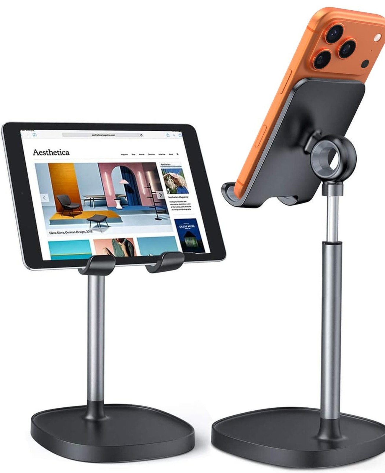 LISEN Cell Phone Stand Phone Holder for Desk Office Decor, Office Desk Access