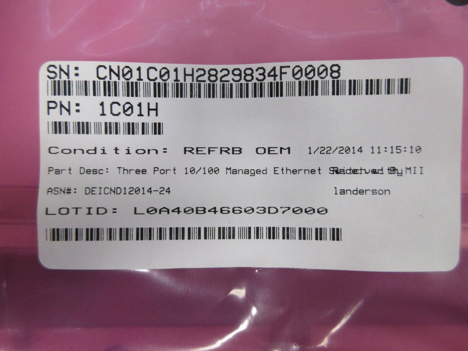 Dell Force10 DF10MXL 40G Blade Switch