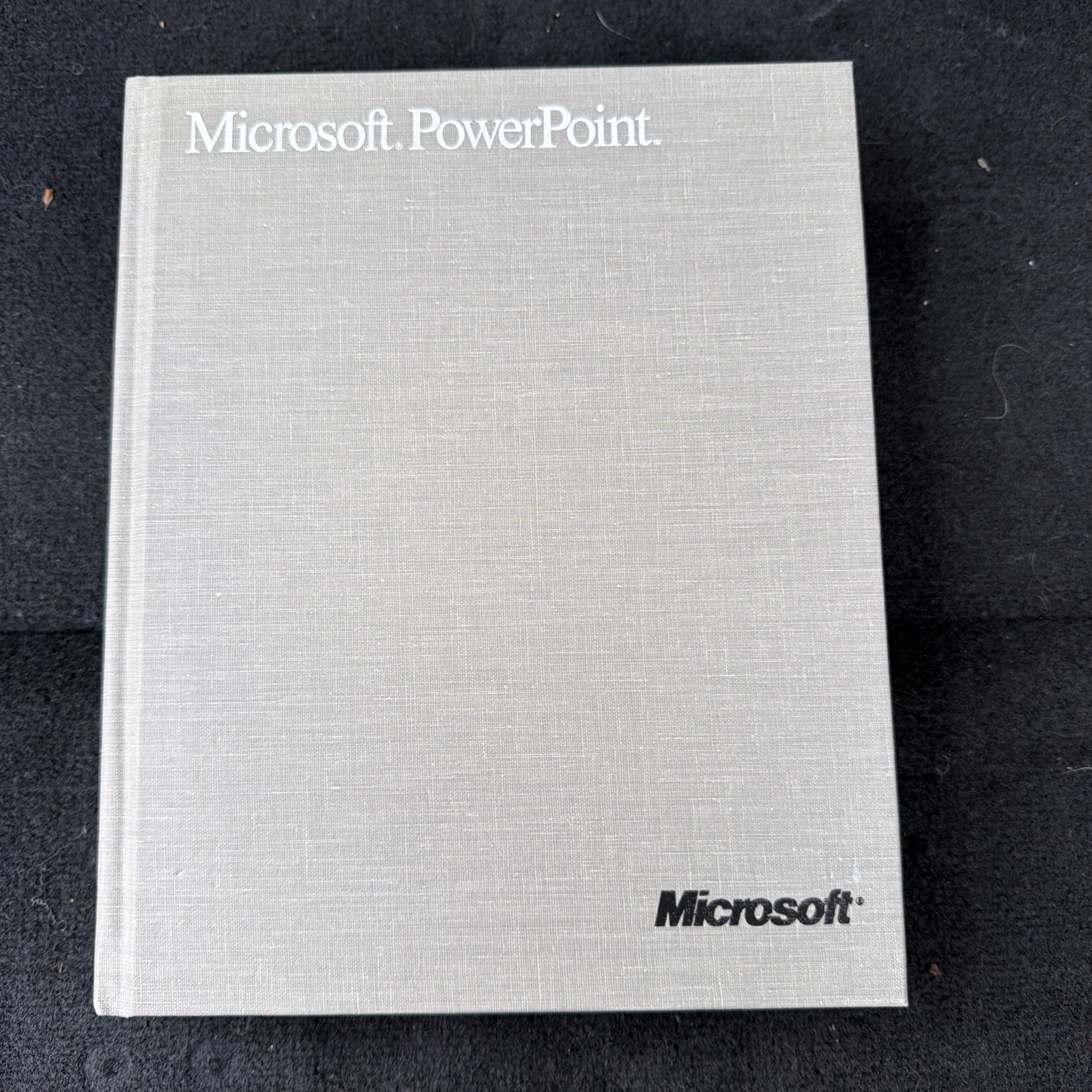 Microsoft PowerPoint 2.0 User's Manual Apple Macintosh 1988 Vintage Hardcover