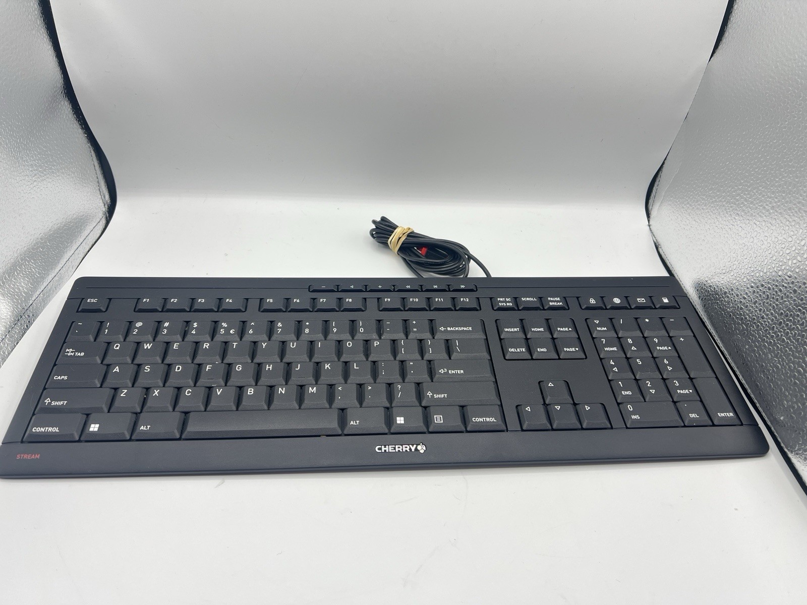 Cherry Stream Keyboard JK-85 JK-8500 with SX scissor keys Tested