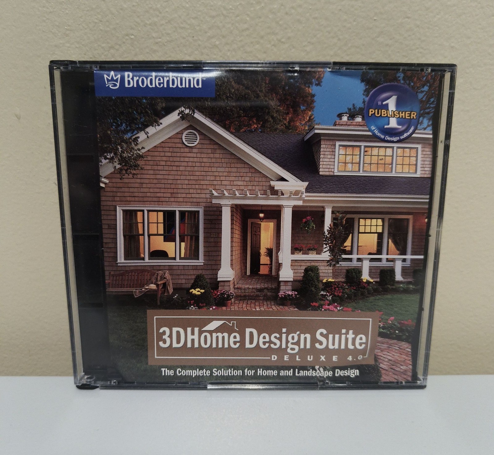 Broderbund 3D Home Design Suite Deluxe 4.0 PC CD-ROM Home Architect Vintage