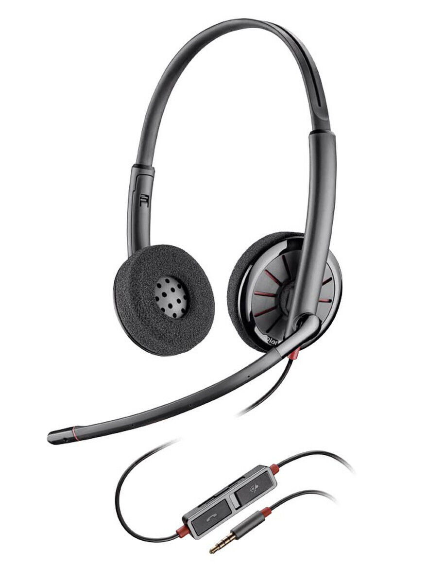 Plantronics Blackwire C225 Stereo Headset 205204-02