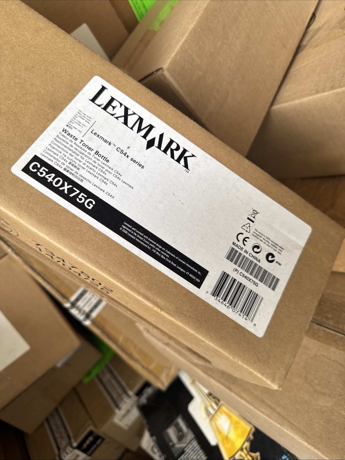 New Lexmark C540X75G Toner Bottle