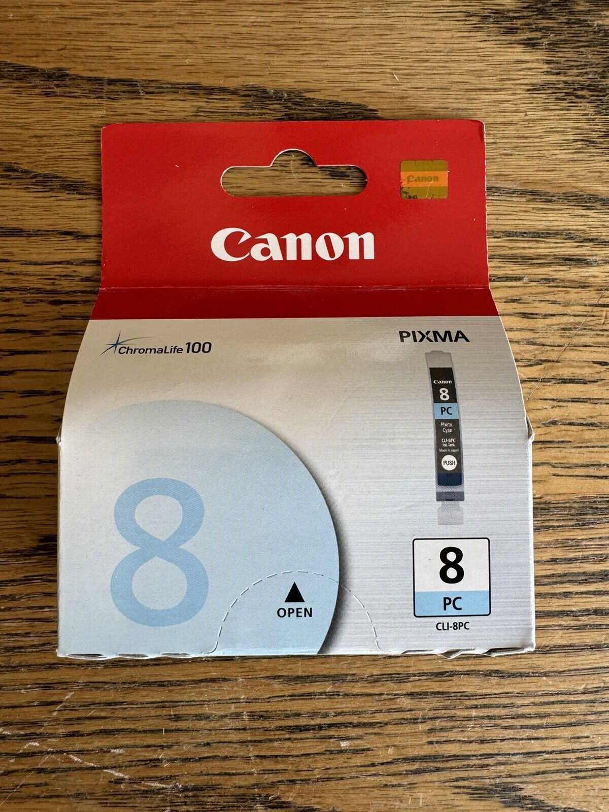 Canon Pixma 8 Ink Cartridge CLI-8PC Cyan Genuine SEALED NEW OEM 