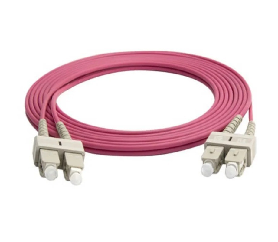 [2pcs] Duplex OM4 Multimode SC UPC to SC UPC LSZH 2.0mm Fiber Optic Cable