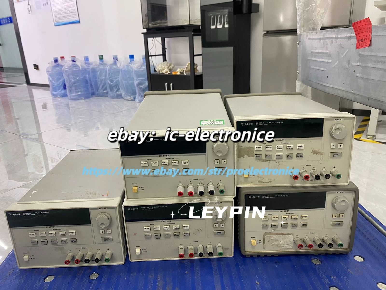 1PCS Agilent E3633A DC POWER SUPPLY 0-8V,20A/0-20V,10A##ic