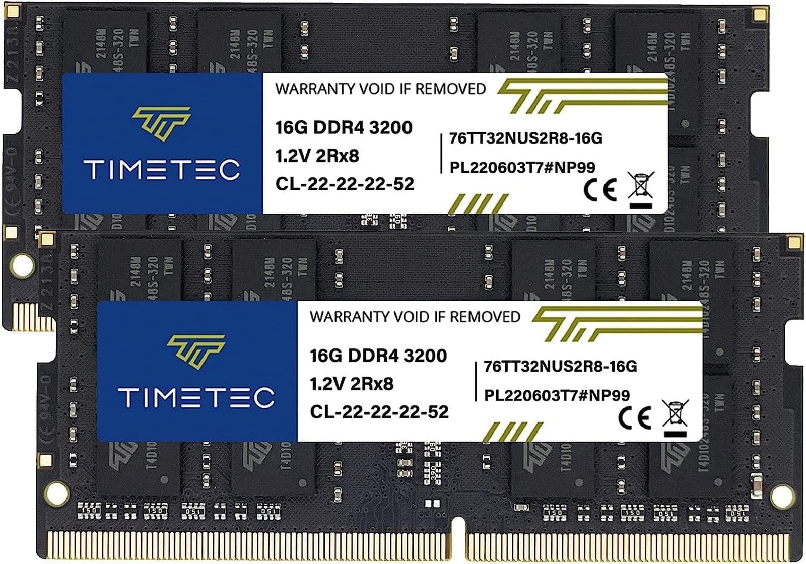 Timetec Premium 32GB KIT(2x16GB) DDR4 3200MHz (or 2933MHz or 2666MHz) PC4-256...