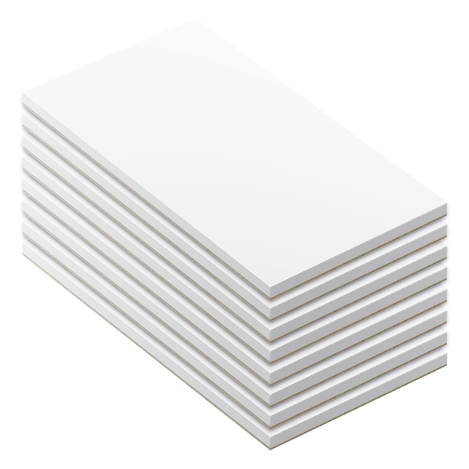 3" x 5" Note Pads - Memo - Blank Scratch - Small 3x5 Inch, White