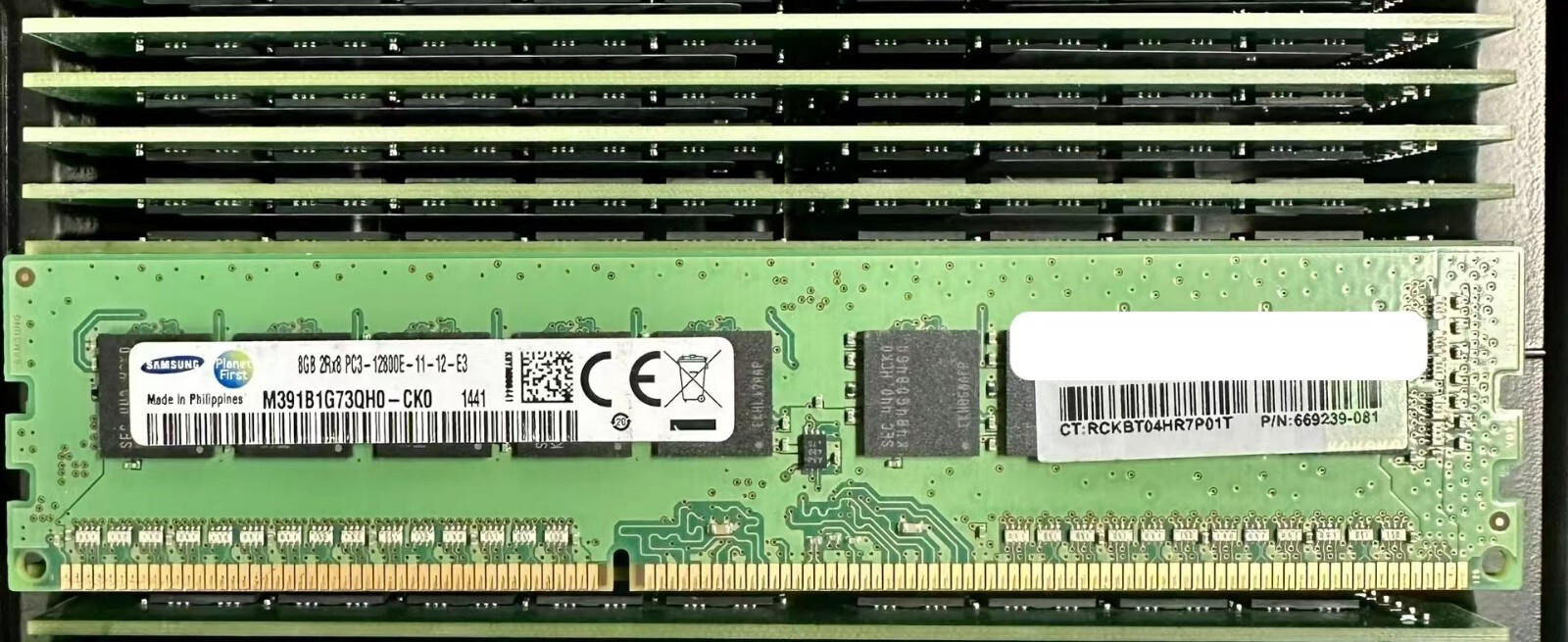 SAMSUNG 8GB DDR3 1600 ECC  UDIMM RAM 2Rx8 PC3-12800E  1.5v for DELL HP Lenovo 