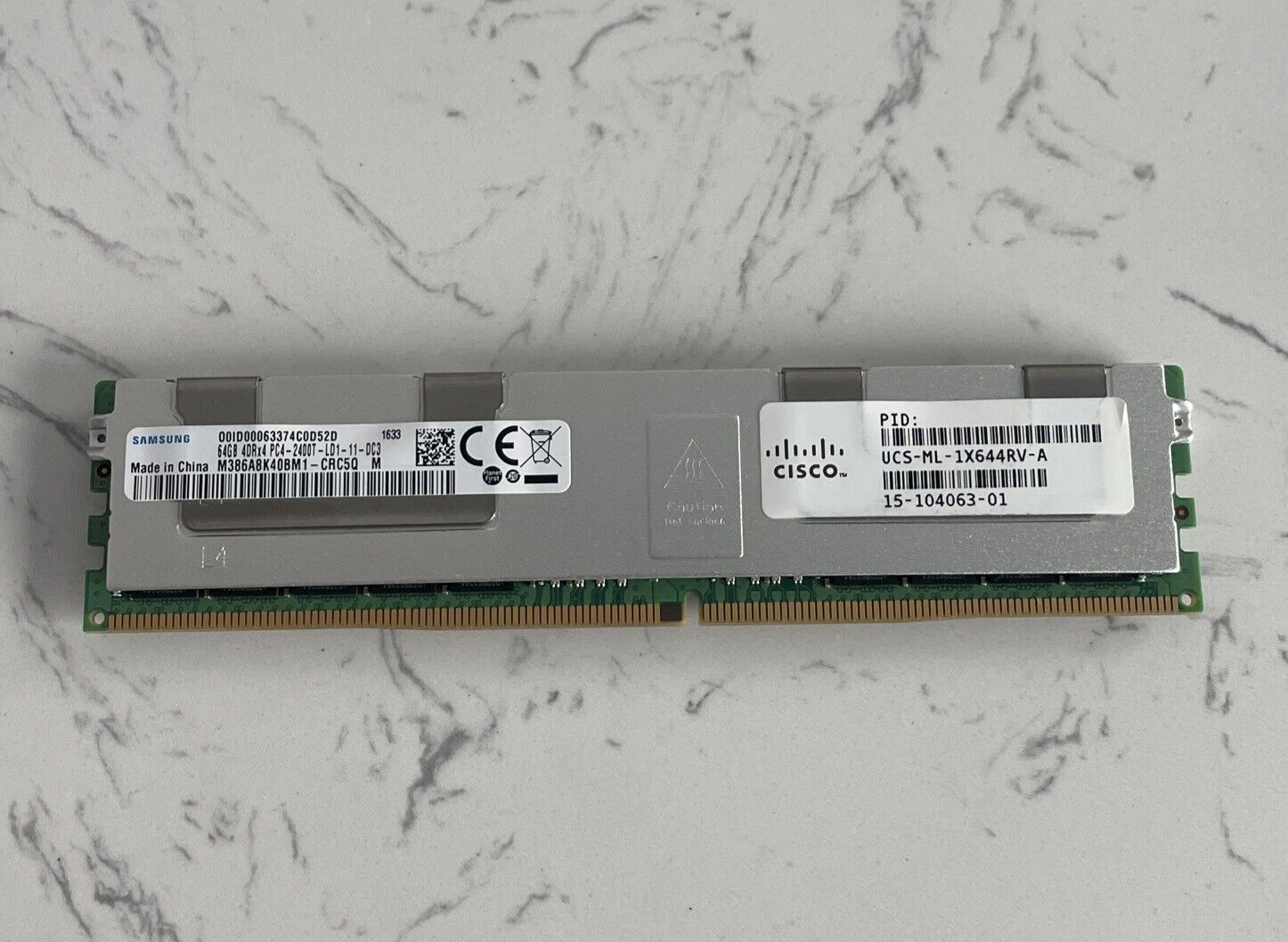 Samsung M386A8K40BM1-CRC5Q S  64GB DDR4 4DRx4 PC4-2400T. #M15-82
