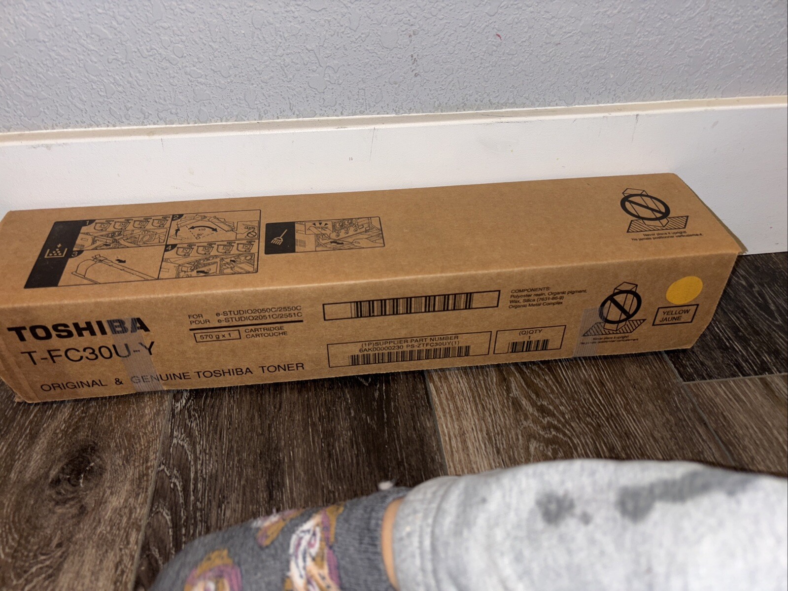 Genuine Toshiba T-FC30U-Y Yellow Toner Cartridge