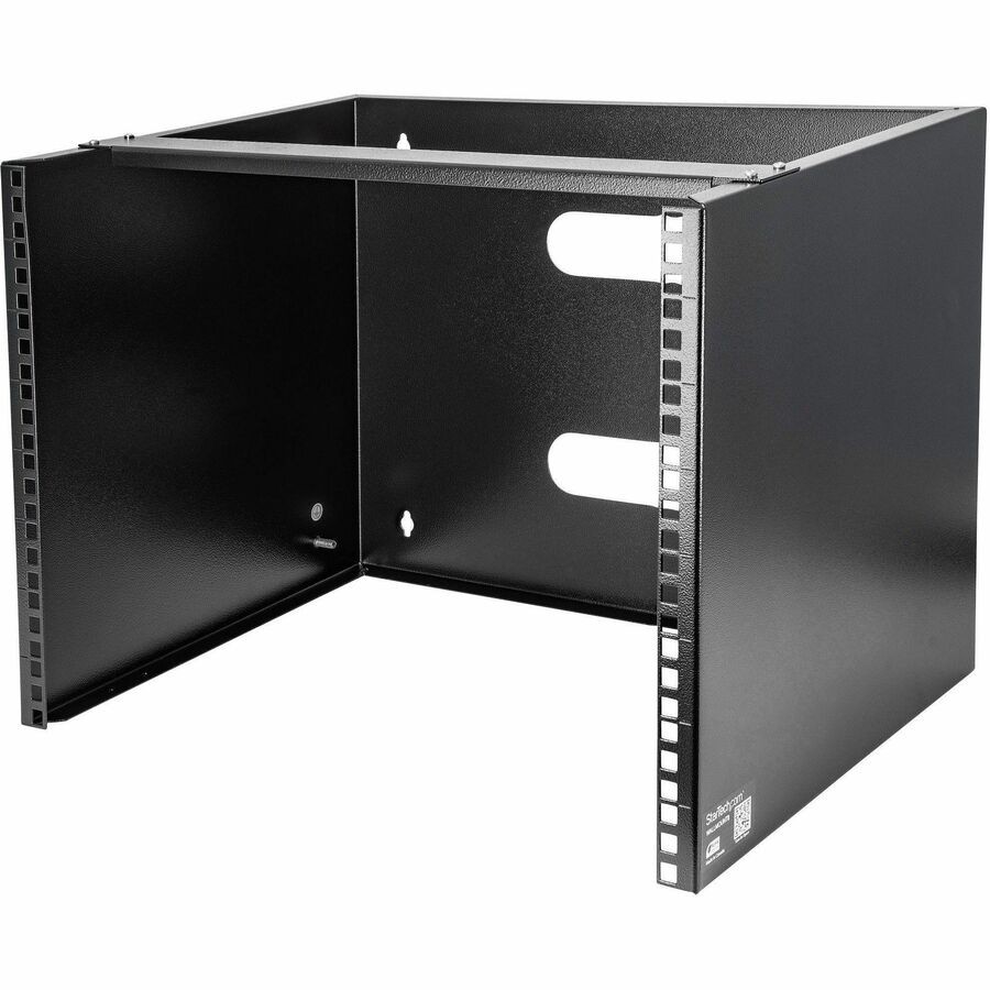 StarTech 8U Wall Mount Rack, 14in Deep, 19in Wall Mount Network Rack, Wall