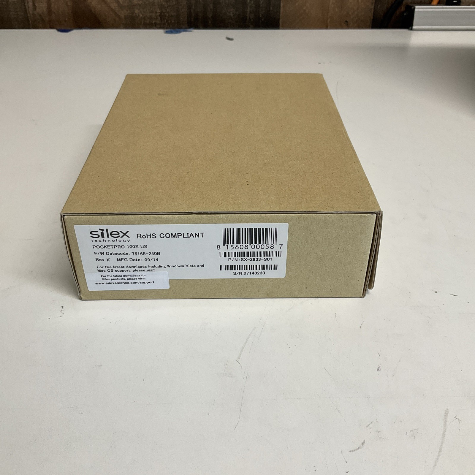 Silex Technology PocketPro 100S Rev K P/N SX-2933-S01