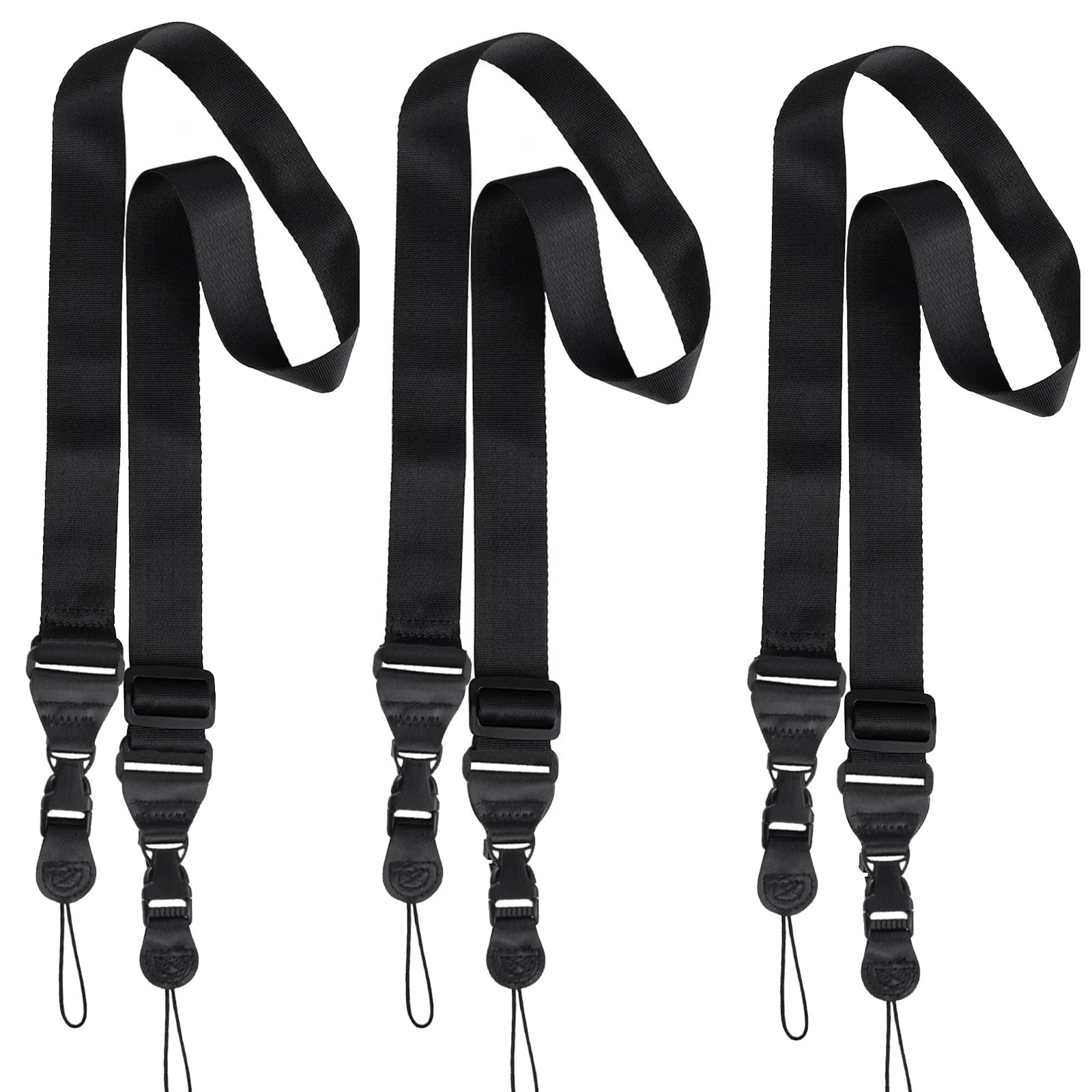AMFUN 3 PACK Adjustable Shoulder Strap, Durable Nylon 24*12*2.2 cm, 3 Pack 