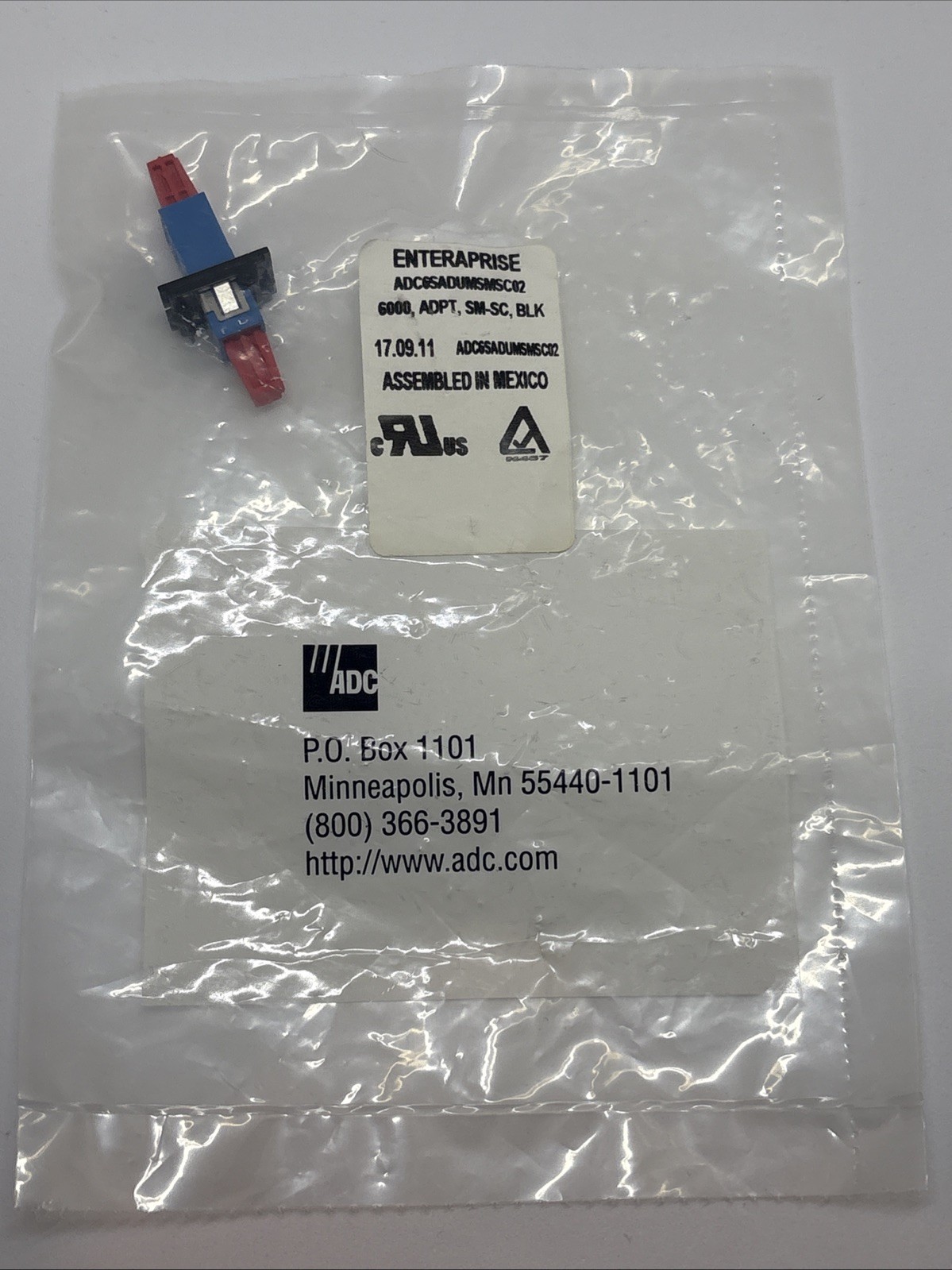 CommScope ADC 6SADANSM-SC02 SC/APC Simplex Fiber Optic Adapter Lot of 21 NEW