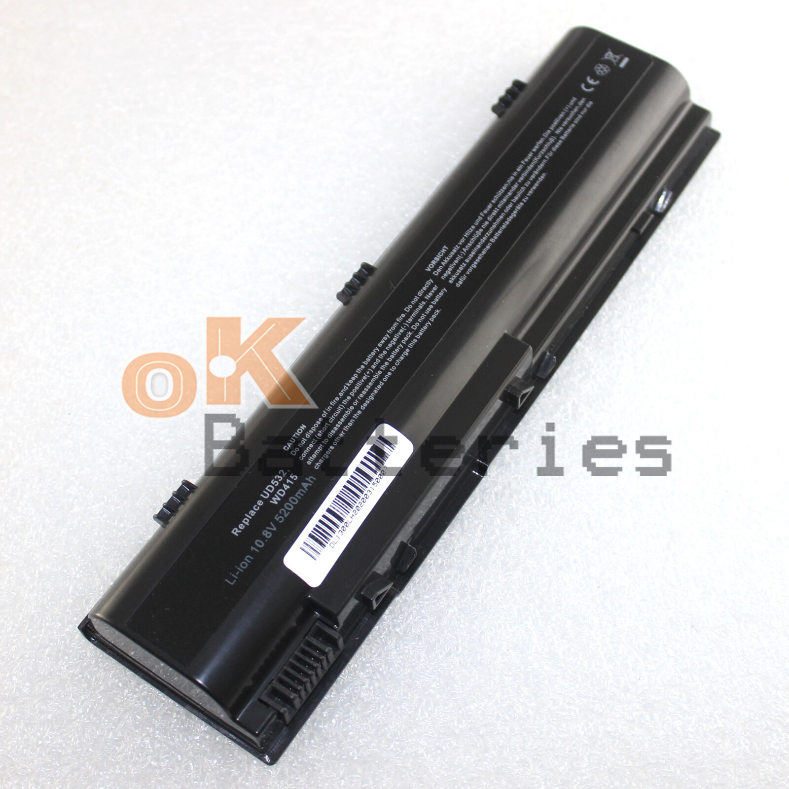 Battery for Dell Inspiron 1300 B120 B130 Latitude 120L 0HD438 UD532 TD612 WD415