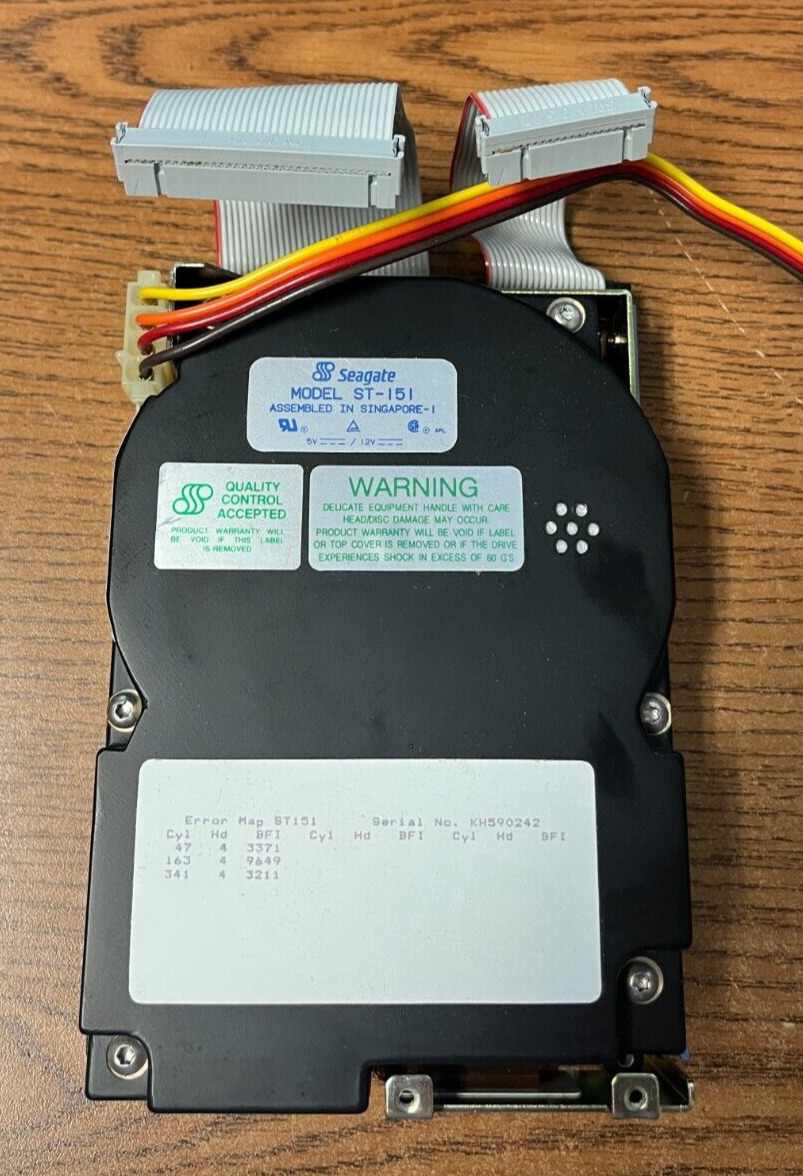 PRE-OWNED, SEAGATE, ST-151, HARD DRIVE, 3.5