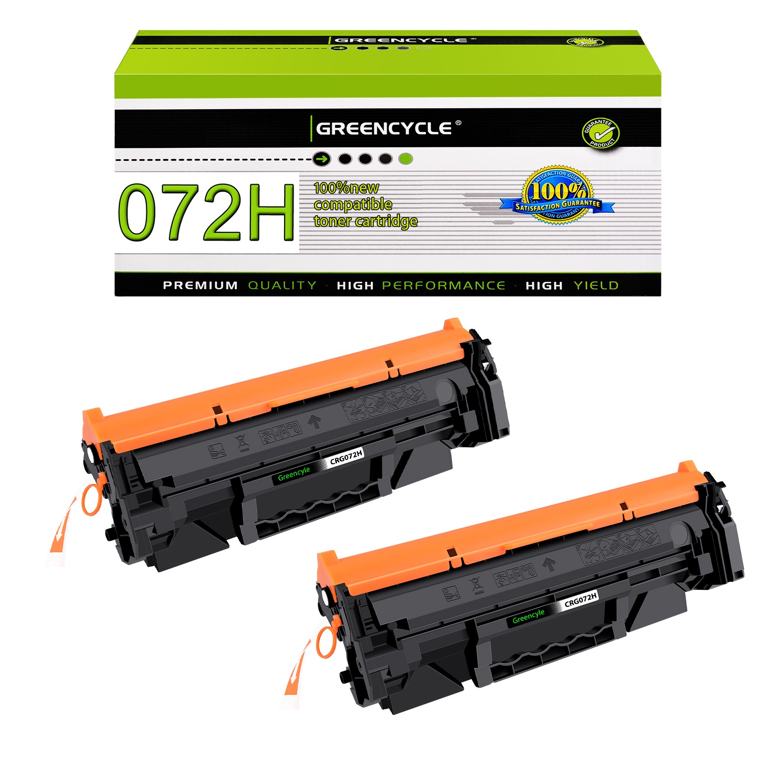 2PK Canon CRG072H High Yield Toner Cartridge CRG072 MF284dw MF289dw LBP170