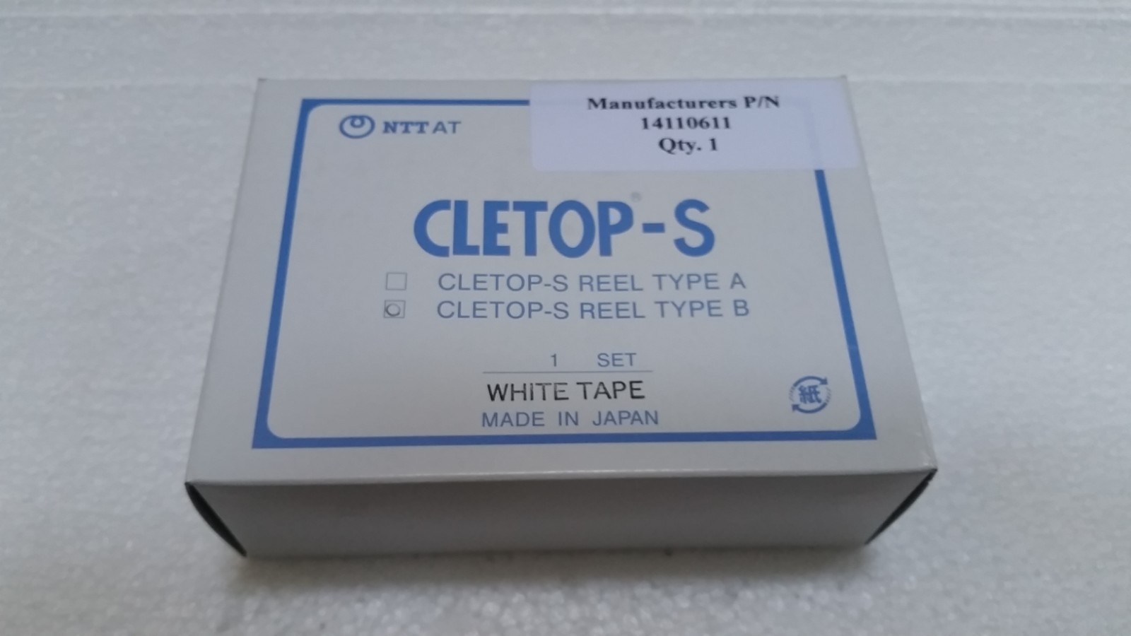 NEW : Cletop Type B, 14110611White Tape CLETOP S Connector Cleaner 14110611