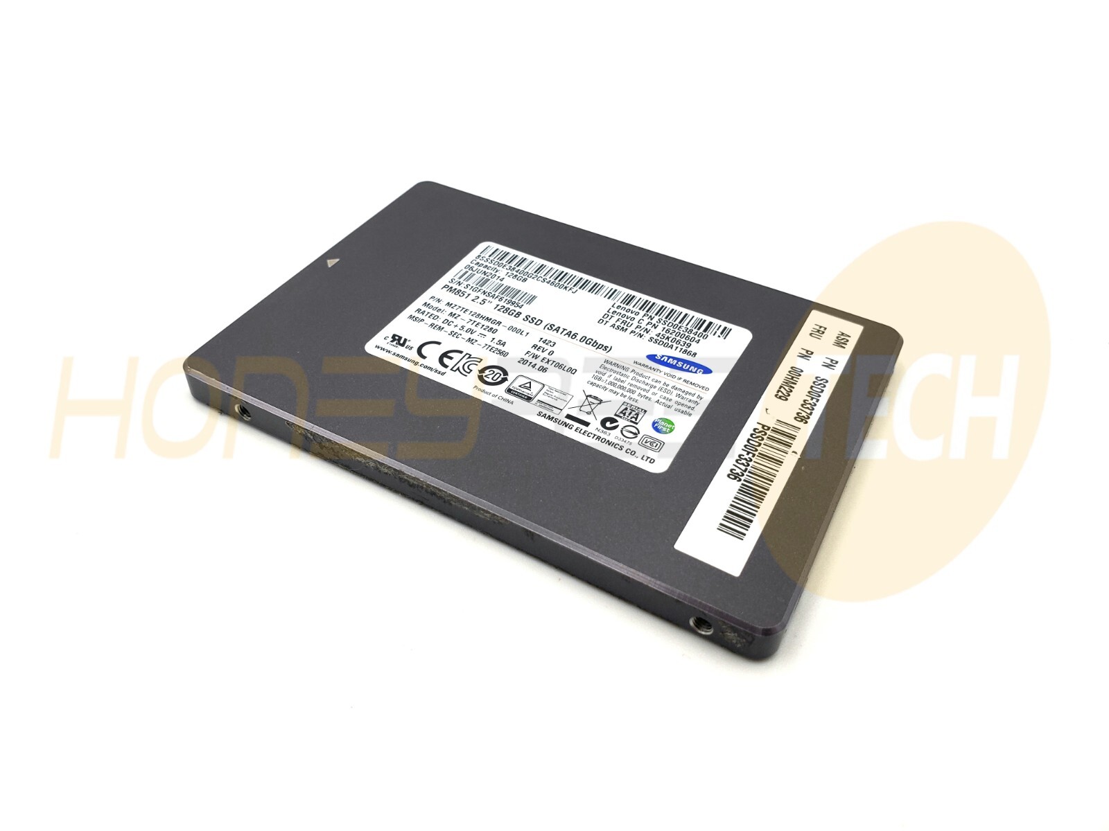 GENUINE DELL 128GB 2.5" 7MM SSD SATA SOLID STATE DRIVE 45K0639 TESTED