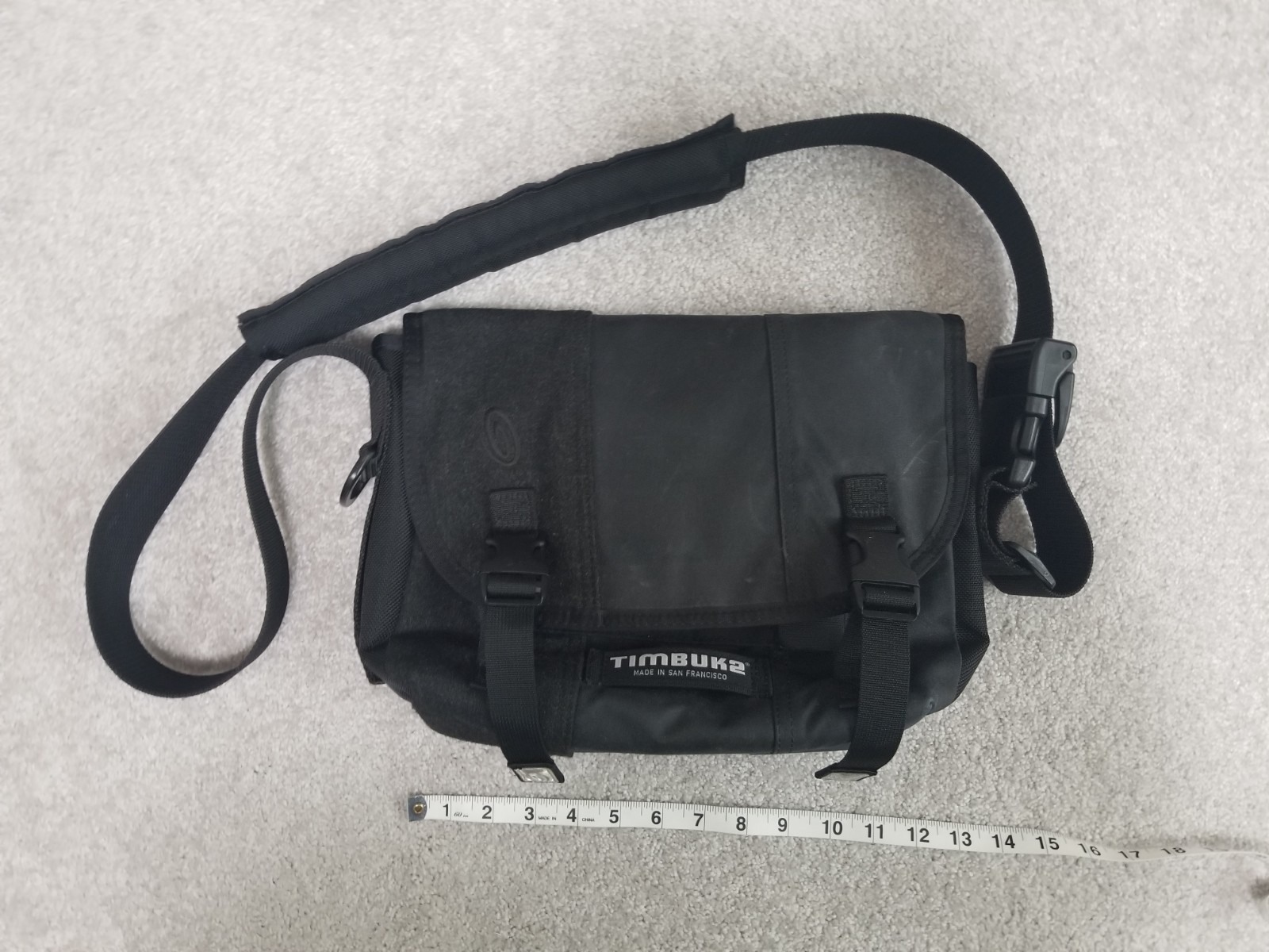 Timbuk2 Custom Messenger Bag - Wool and Waxed Canvas - MADE IN USA - XS