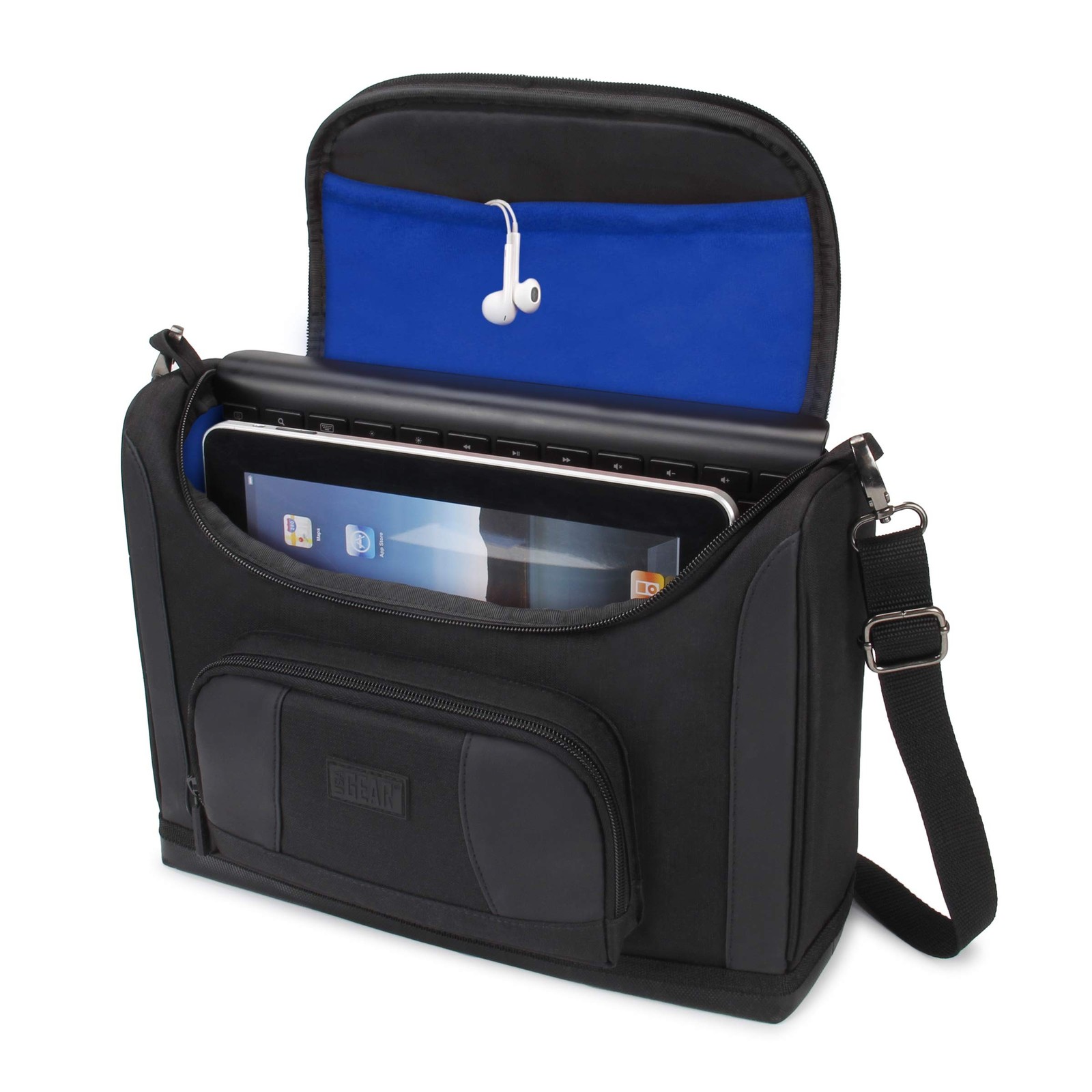 USA Gear Tablet Bag Compatible with 11 inch iPad Pro & 10.2 inch Tablets - Ad...