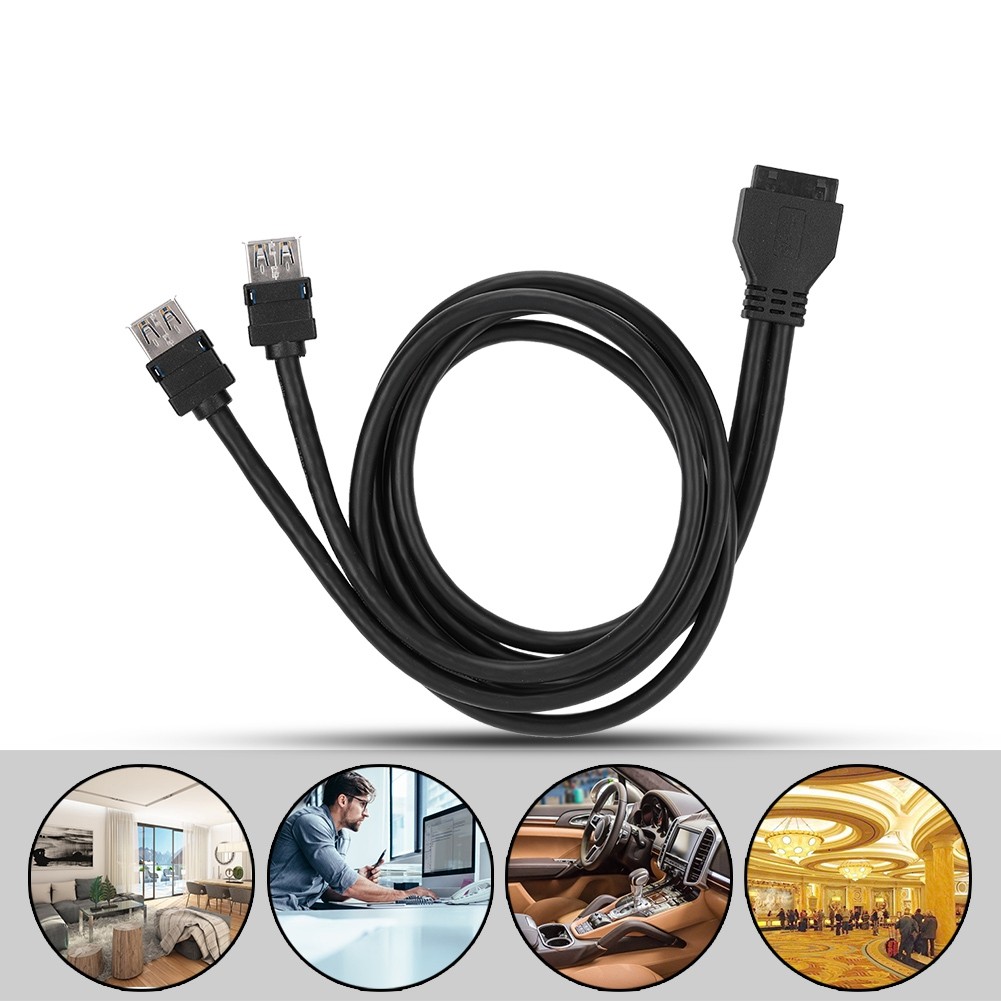 USB3.0 19/20PIN Desktop Front Motherboard Panel Mount Cable With Fixed Fee BT0