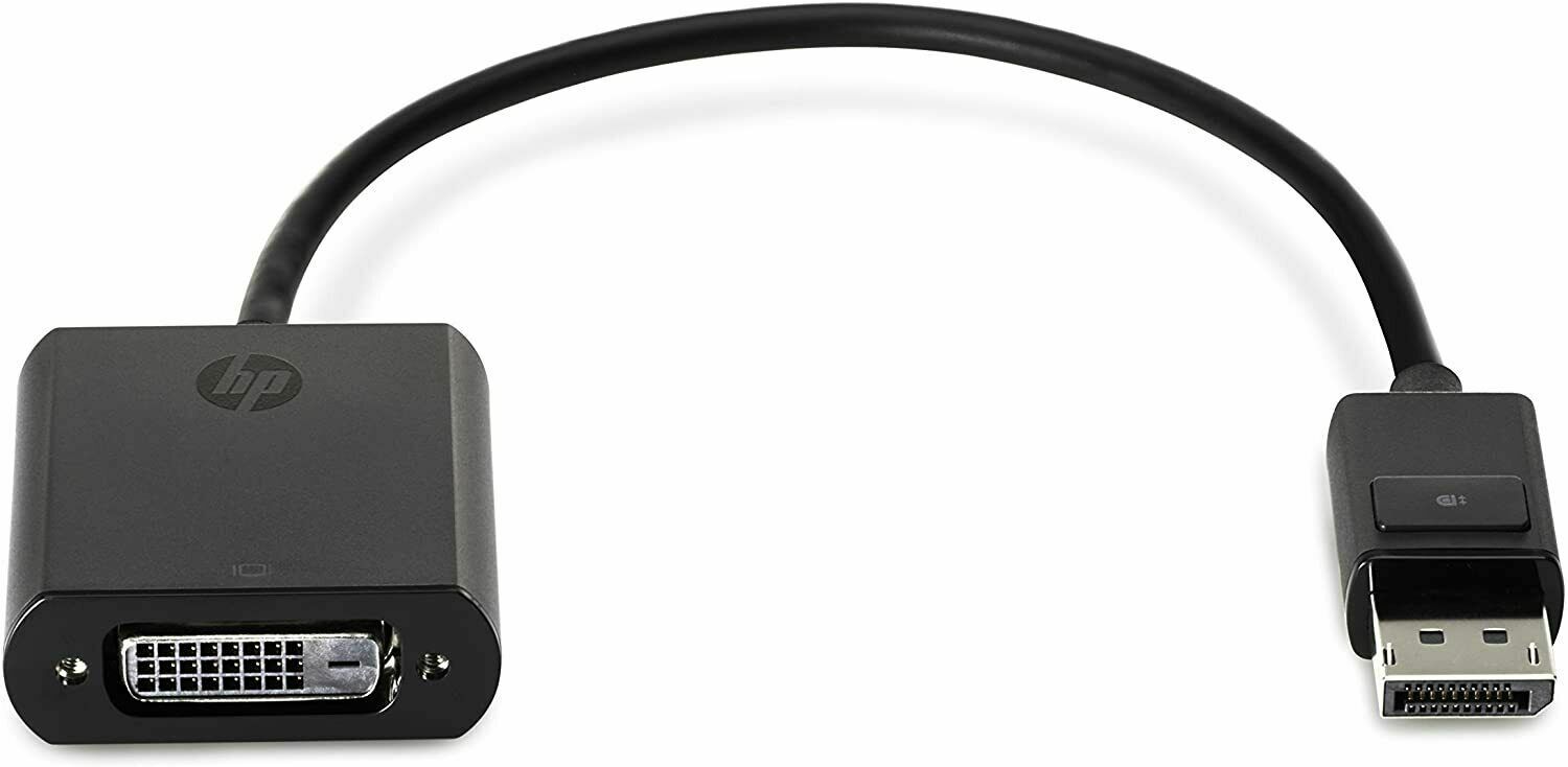 Genuine HP DisplayPort to DVI Adapter Cable 752660-001 753744-001 DP to DVI-D