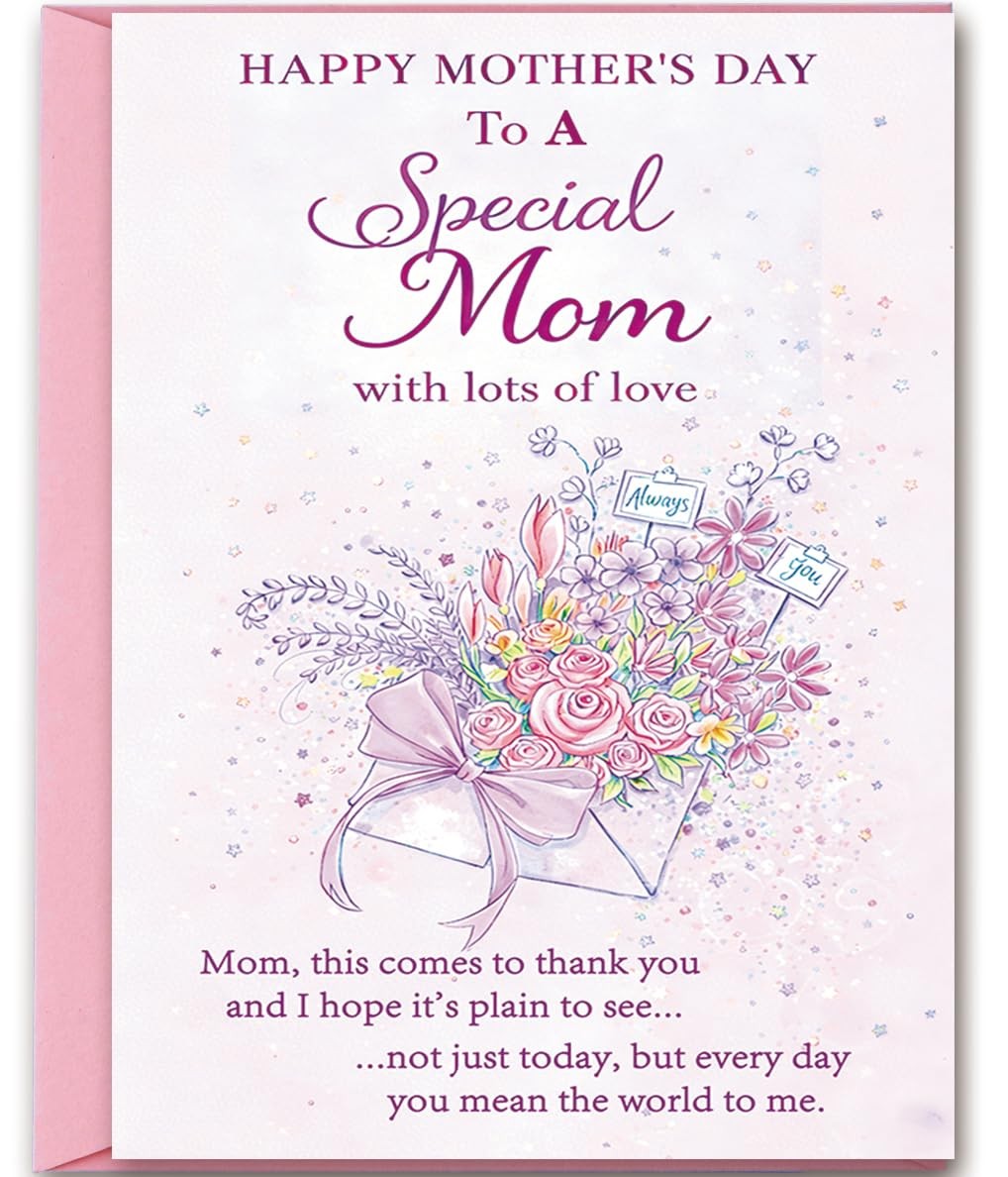 Happy Mother s Day Card for Mom from Daughter Son Kids Heartfelt Gift Mcduldul