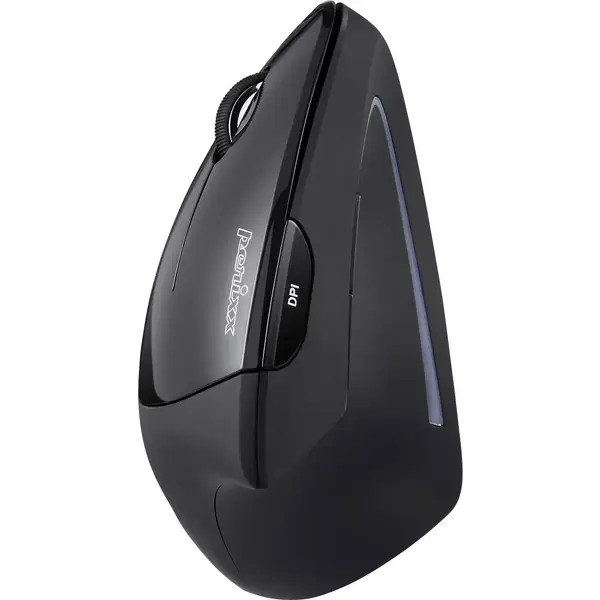 Perixx 11517 Perimice-713L Ergonomic USB Optical Mouse Black 5 Keys 2000dpi Er