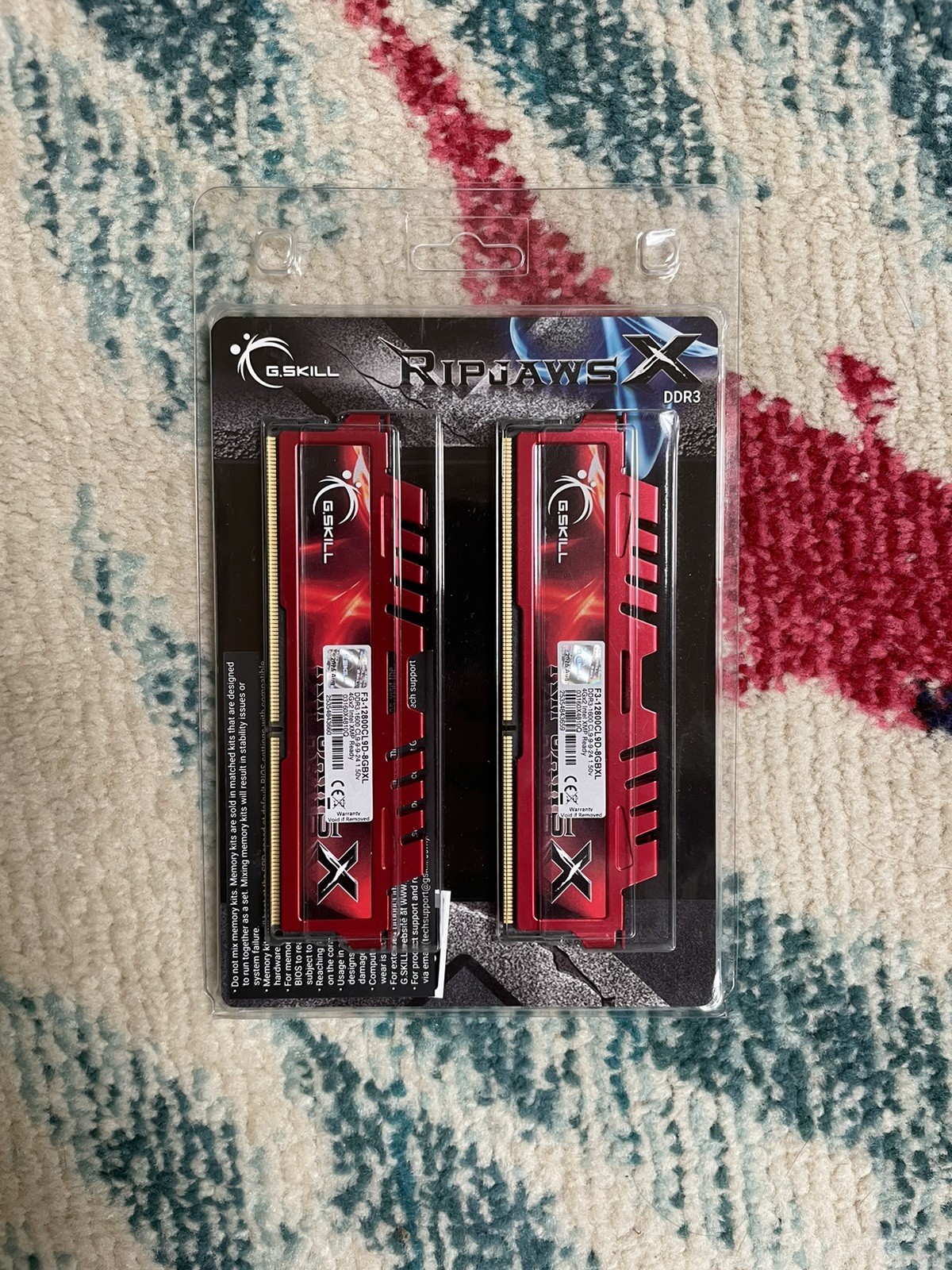 G.Skill RipjawsX F3-14900CL9D-8GBXL 8GB (2 x 4GB) DDR3 1866MHz Desktop Memory