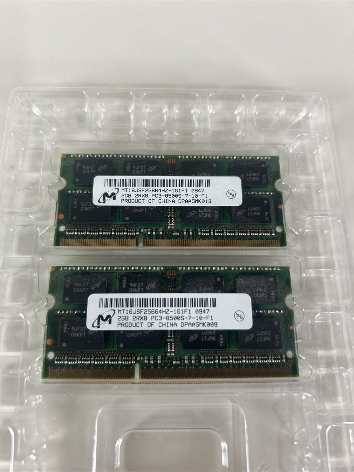 8gb 2x4gb ram memory used On Apple Device