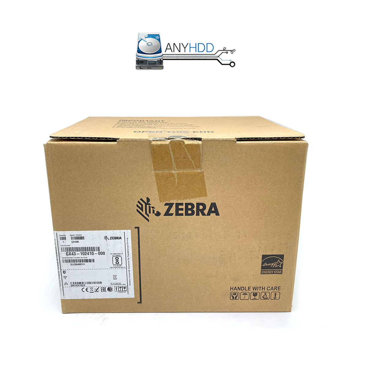 Zebra GX430T Thermal Transfer Barcode Label Printer 300 dpi USB/Serial/Ethernet