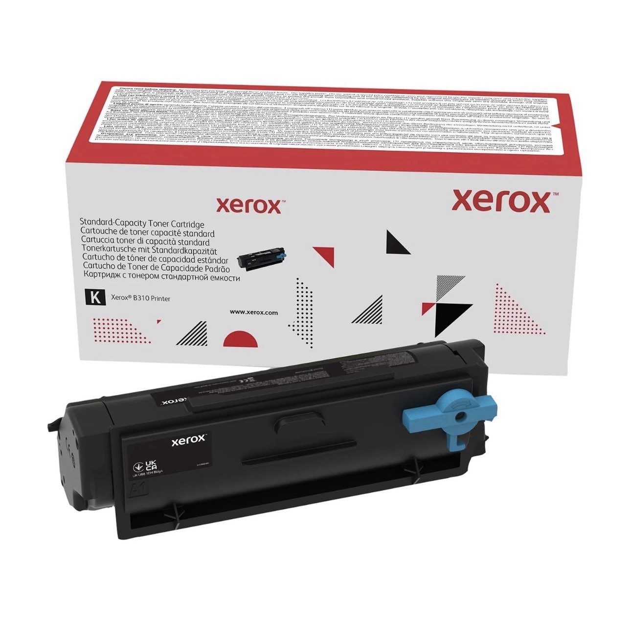 Xerox Genuine B310 Black Standard Capacity Toner Cartridge 3,000 Pages 006R04376