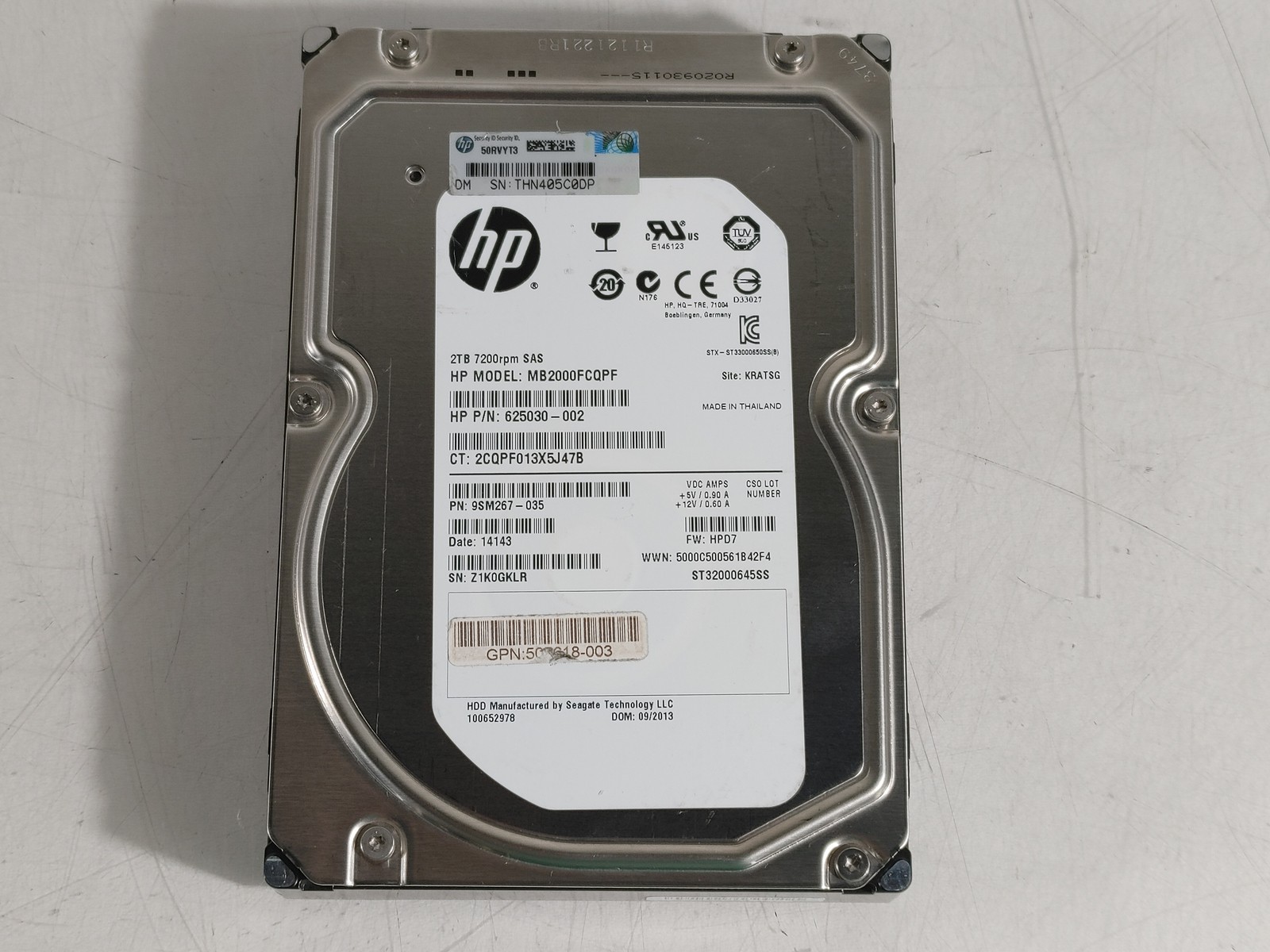 Seagate HP ST32000645SS 2 TB SAS 2 3.5 in Enterprise Hard Drive