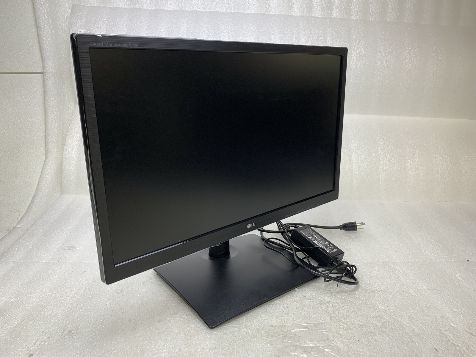 LG 23CAV42K-B Cloud V Series 1920x1080 23in Monitor USED TESTED W/ Adapter