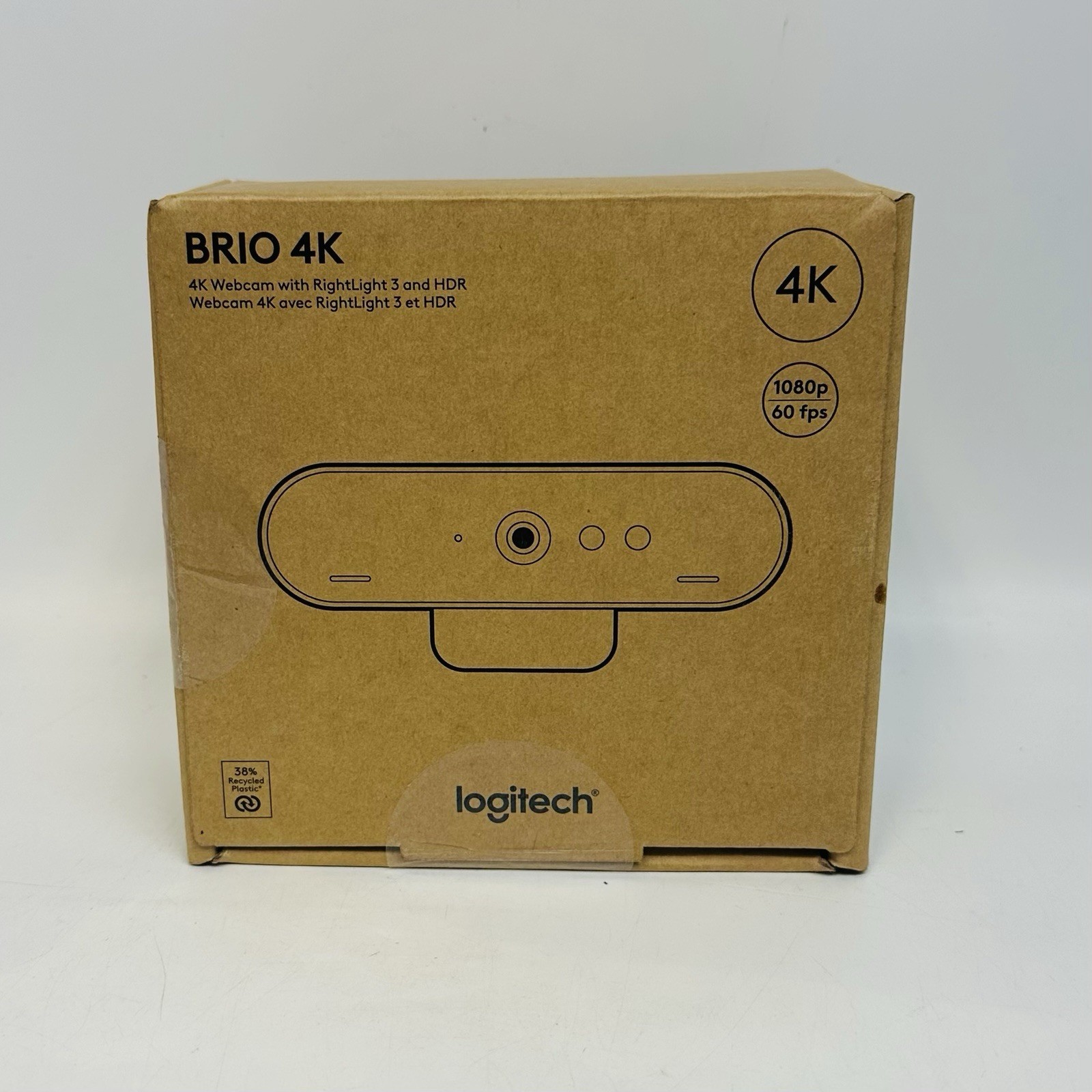 Logitech Brio Ultra 4K HD Webcam for Streaming & Meetings - Black *NEW OPEN BOX*