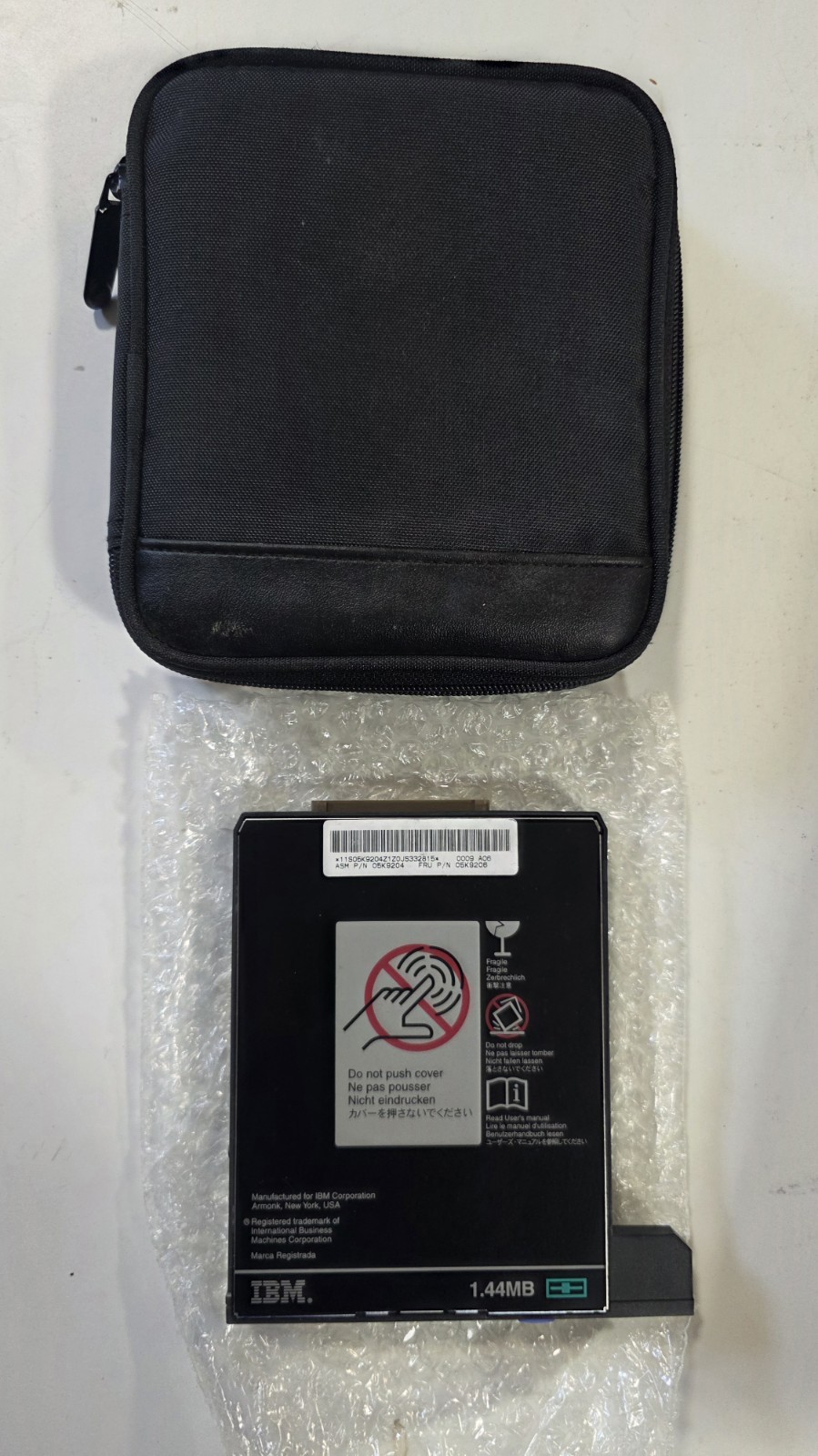 NEW IBM ThinkPad 1.44MB 3.5" Floppy Disk Drive 05K9204 FRU 05K9206 TEAC FD-05CSB