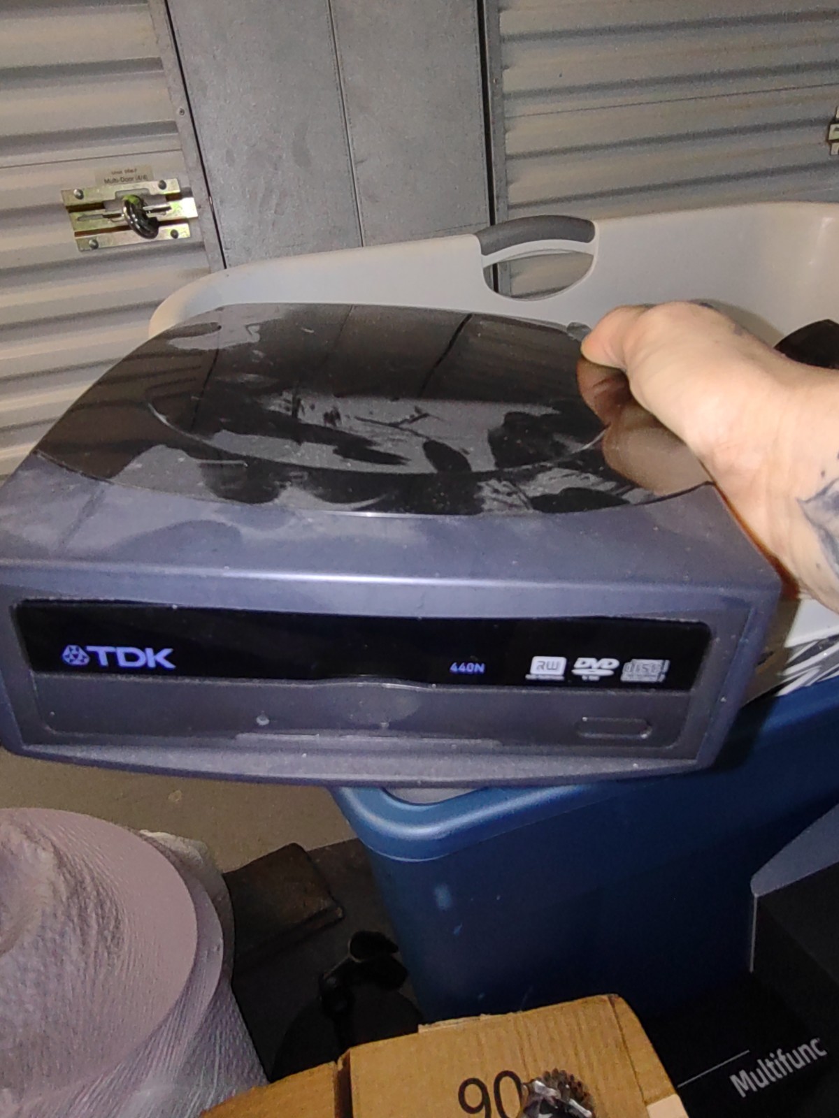 TDK 4X IndiDVD R/RW/CD Burner DED +440 Vintage Electronics⚠️no Power Cord⚠️