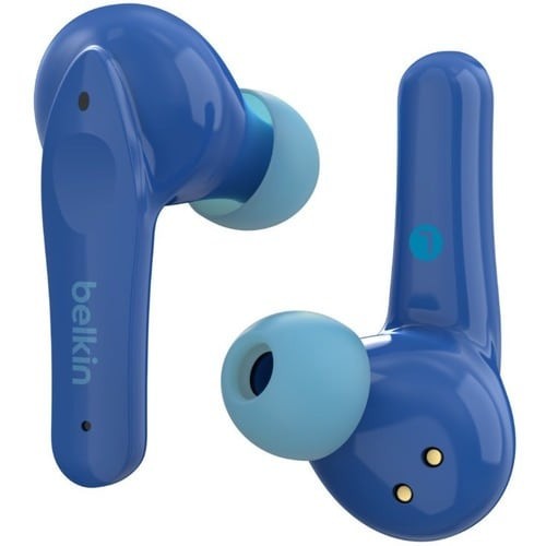 Belkin SOUNDFORM Nano True Wireless Earbud Stereo Earset - Blue - Binaural - ...