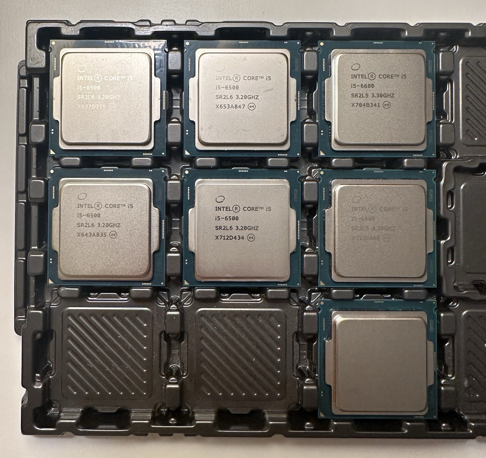 Lot of 7 Mixed Intel Core 6th Gen Processors