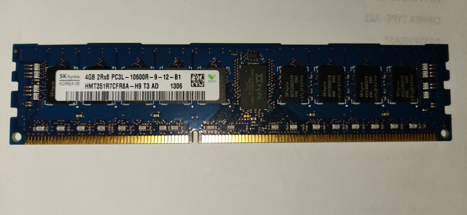 HYNIX HMT351R7CFR8A-H9 4GB 2Rx8 PC3L-10600R
